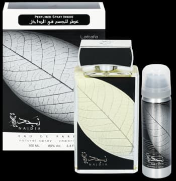 Najdia zestaw unisex, woda perfumowana + dezodorant