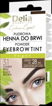 Eyebrow Expert henna do brwi, pudrowa, 3.1 Czarny Brąz