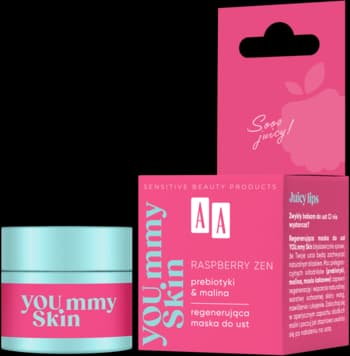 YOU.mmy Skin maska do ust, regenerująca, Raspberry Zen