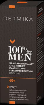 100% for Men krem do twarzy, silnie regenerujący, na dzień i na noc