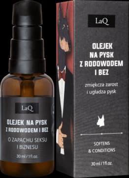Doberman olejek po goleniu i do brody, Na pysk z rodowodem i bez