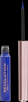 Makeup Revolution Super Flick Eyeliner z Pędzelkiem Blue