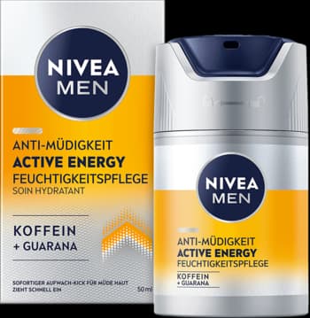 Active Energy krem do twarzy, energetyzujący, Kofeina i Guarana