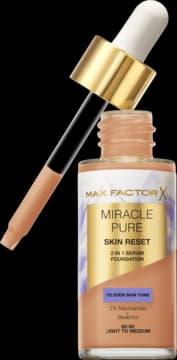 Miracle Pure 2In1 Skin Reset Serum Foundation 60-80 Light T