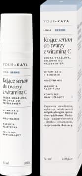 Dermo serum do twarzy z witaminą C, kojące