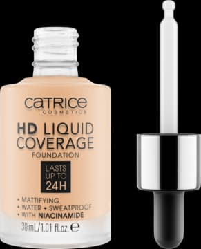 Podkład do twarzy HD Liquid Coverage Foundation 005 Ivory Bei