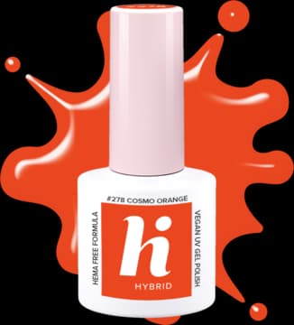 lakier hybrydowy, #278 Cosmo Orange