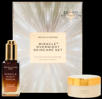 Pro Miracle Overnight Skincare zestaw kosmetyków do twarzy, balsam do demakijażu + serum na noc
