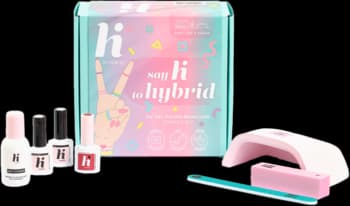 zestaw startowy do manicure hybrydowego z lampą UV 24W
