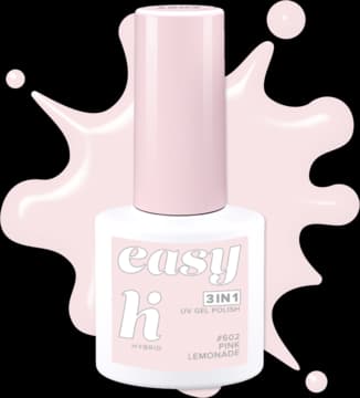 Easy 3in1 lakier hybrydowy, #602 Pink Lemonade