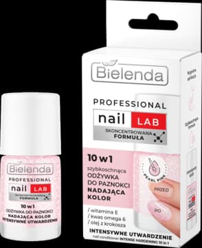 Professional Nail Lab odżywka do paznokci, 10w1, Pearl Pink