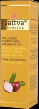 Ayurveda wcierka do skóry głowy, odżywcza, Curry i Cebula