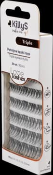 Make Me Up! Love Lashes kępki sztucznych rzęs, potrójne, różne długości