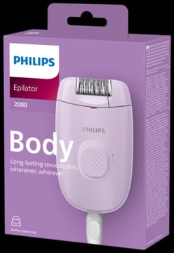 Body depilator elektryczny do ciała dla kobiet, 2000, BRE238/00