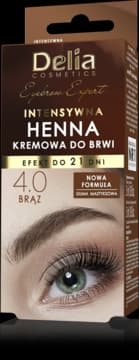 Eyebrow Expert henna do brwi, intensywna, kremowa, nr 4.0 Brąz