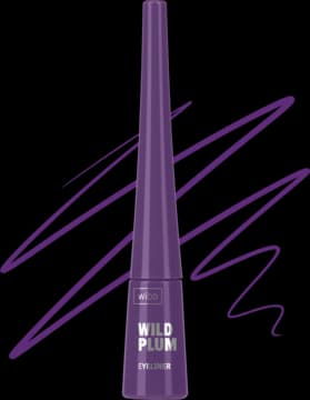 Wild Plum eyeliner w płynie, Fioletowy