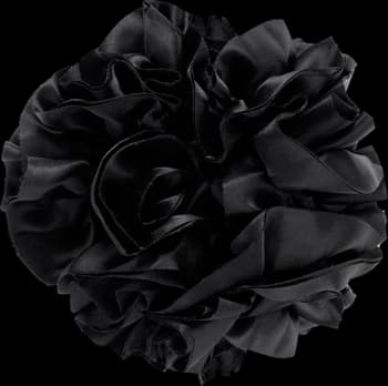 Chica Loca gumka do włosów typu scrunchie, Czarna