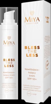 Bless The Less krem do twarzy nawilżająco-kojący, na dzień, SPF 50+