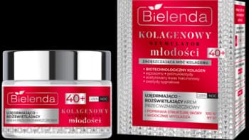 Kolagenowy Stymulator Młodości krem do twarzy, ujędrniająco-rozświetlający, przeciwzmarszczkowy, 40+, na dzień i na noc
