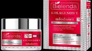 Kolagenowy Stymulator Młodości krem do twarzy, infuzyjno-regenerujący, przeciwzmarszczkowy, 70+, na dzień i na noc