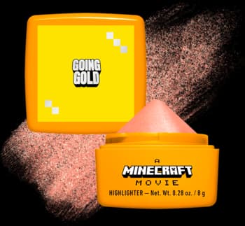A Minecraft Movie rozświetlacz do twarzy, nr 03 Going Gold