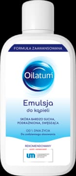emulsja do kąpieli, formuła zaawansowana, skóra bardzo sucha, podrażniona, swędząca, od 1. dnia życia