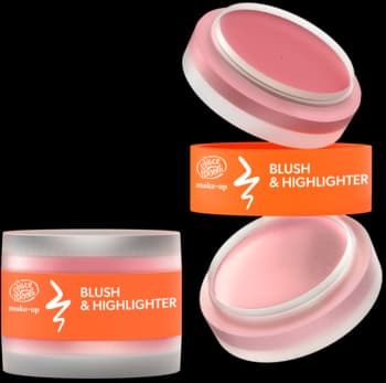 Duo blush & highlighter, 02 Pink