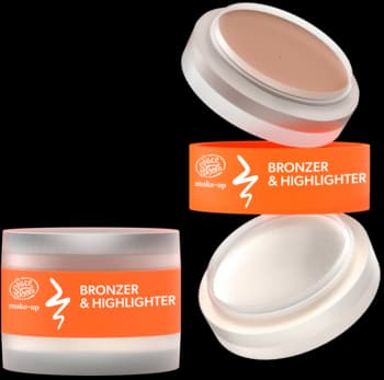Duo bronzer & highlighter, 01 Cool