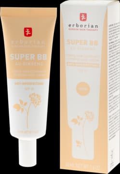Super BB krem BB do twarzy z żeń-szeniem, kryjący, SPF 20, Nude