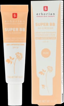 Super BB krem BB do twarzy z żeń-szeniem, kryjący, SPF 20, Nude