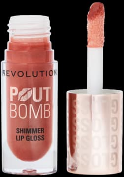Pout Bomb Shimmer Gloss Nude Glow