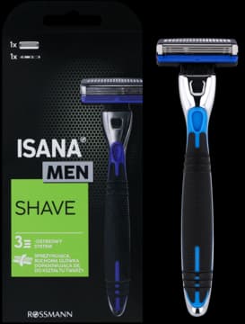 Shave maszynka do golenia 1 rączka + 1 wkład, 3-ostrzowe, dla mężczyzn