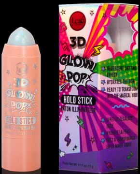 3D Glow Pop rozświetlacz do twarzy w sztyfcie, holograficzny, nr 104 Hypnotize Ray