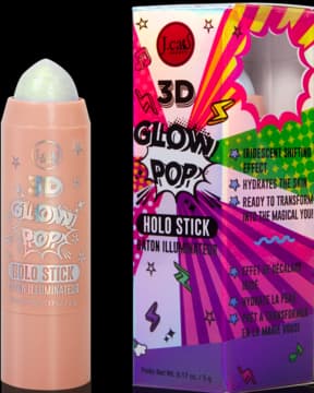 3D Glow Pop rozświetlacz do twarzy w sztyfcie, holograficzny, nr 103 Lush Glare