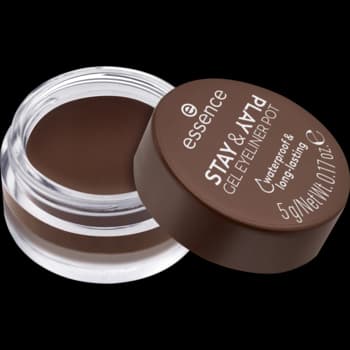 Stay & Play eyeliner w żelu, wodoodporny, nr 02 Brown