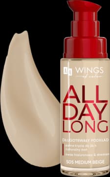 All Day Long podkład do twarzy, nr 505 Medium Beige