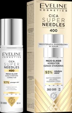 CICA Super Needles 400 mezo-eliksir do twarzy, korektor oznak starzenia