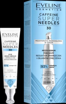 Caffeine Super Needles 30 mezo-serum pod oczy, reduktor zmarszczek i objawów zmęczenia