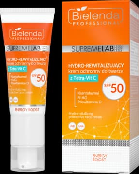 SupremeLab Energy Boost krem do twarzy, ochronny, SPF 50, hydro-rewitalizujący