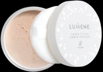 Sheer Finish puder do twarzy, sypki, Transparentny