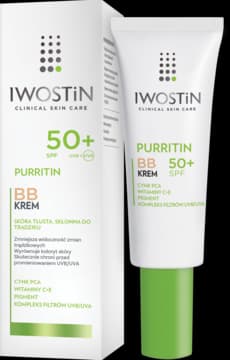 Purritin krem BB do twarzy, SPF 50+, lekki