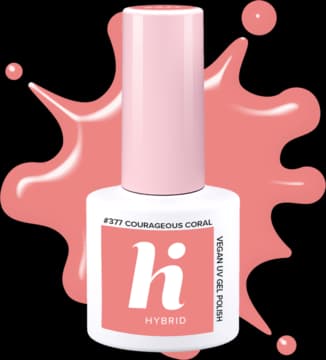 lakier hybrydowy, #377 Courageous Coral