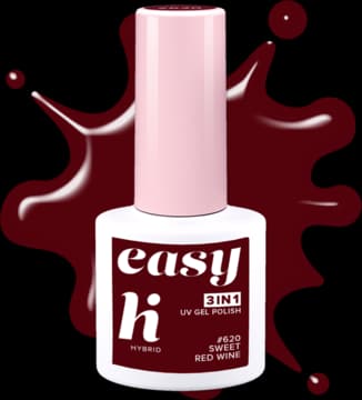 Easy 3in1 lakier hybrydowy, #620 Sweet Red Wine