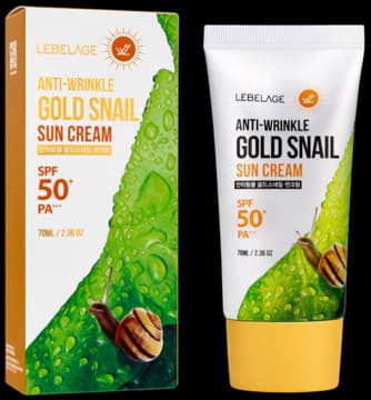 Gold Snail krem do twarzy, przeciwzmarszczkowy, SPF 50+