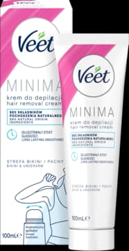 Minima krem do depilacji, strefa bikini i pachy