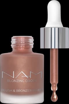 Blonzing Drops bronzer - róż do twarzy, w płynie, rozświetlający, nr 3
