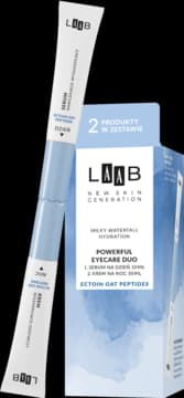 LAAB Milky Waterfall Hydration serum na dzień i krem na noc, pod oczy