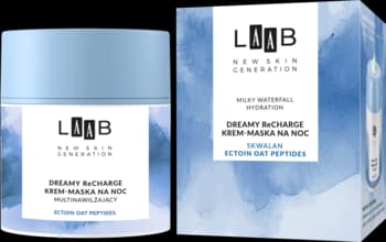 LAAB Milky Waterfall Hydration krem-maska do twarzy, na noc