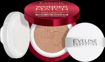 Wonder Match Cushion Foundation podkład do twarzy, kryjący, z niacynamidem i kwasem hialuronowym, nr 01N Ivory