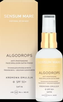 Algodrops Satin Kremowa emulsja ochronna SPF 50+ UVB UVA PA++++ HEV/IR